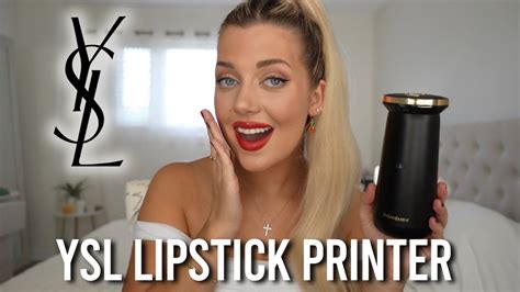 ysl lippen rouge test|YSL lipstick printer.